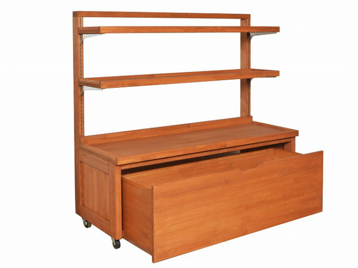 NKB R 木製BOXロールイン陳列棚 : 木製什器・木製陳列棚専門の
